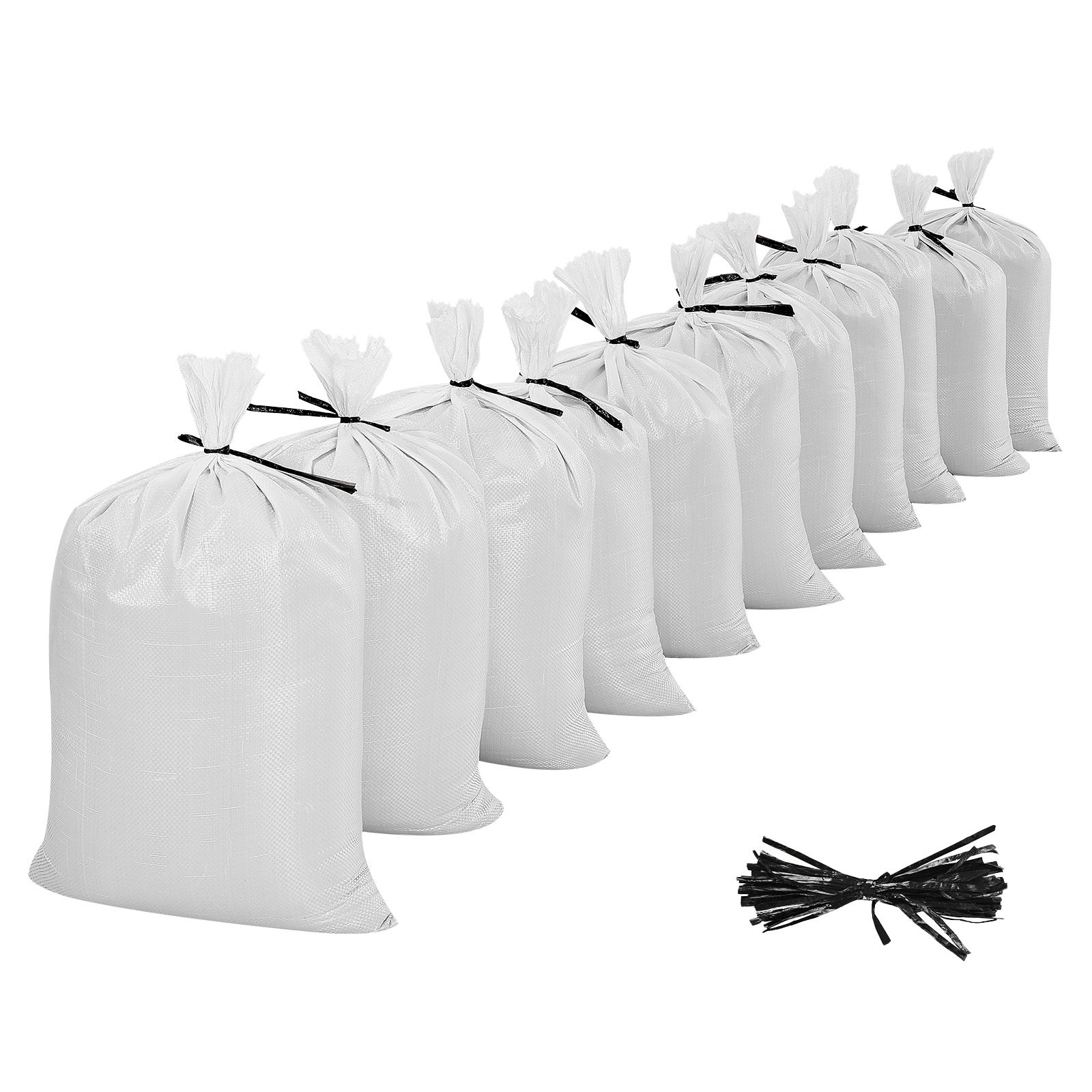 Flood Barrier Bag - 빈 모래주머니, 100팩 16 x 26인치,
