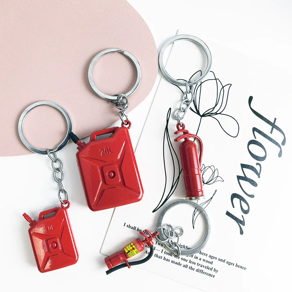 패션 미니 소화기 펜던트 키 체인 레드 가솔린 양동이  - Fire Extinguisher Small 리뷰 및 가격